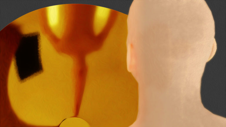 0016: Surprised with my inverted reflection in a bowl