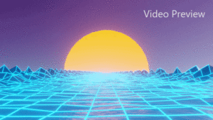 Day 24: 80s Wireframe Chiptune Synced