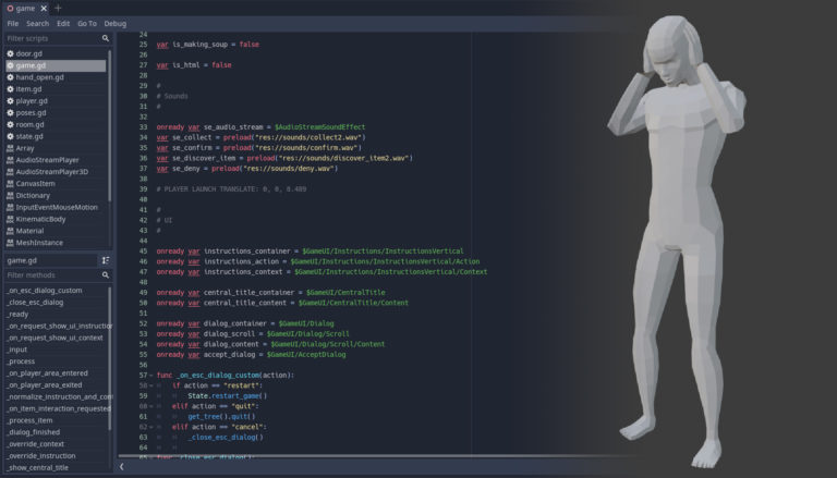 Day 49: Fixes and Additions to my Ludum Dare game
