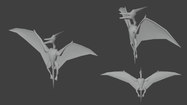 Day 94: Pterodactyl Low Poly