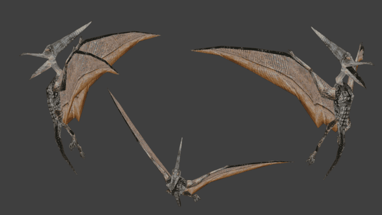Day 97: Pterodactyl Posed