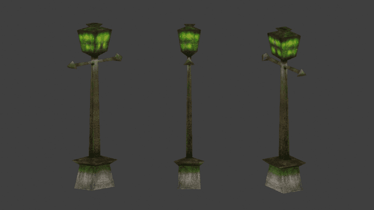 Day 115: Undercity Lamp Post Textured (WoW PS1)