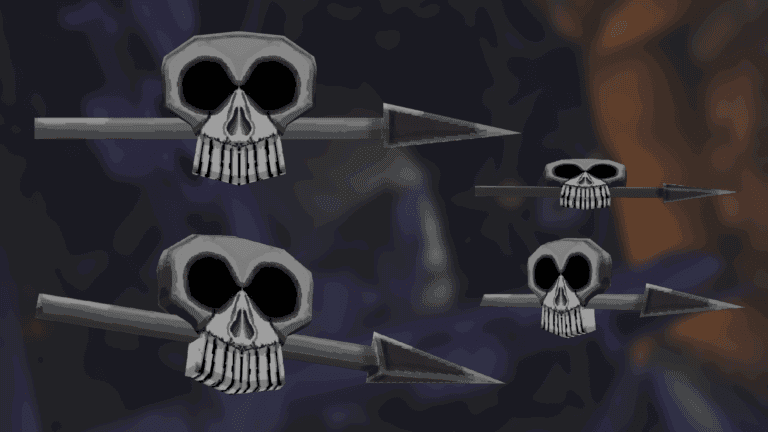 Day 143: Undercity Skull Sign Hand Painted (WoW PS1)