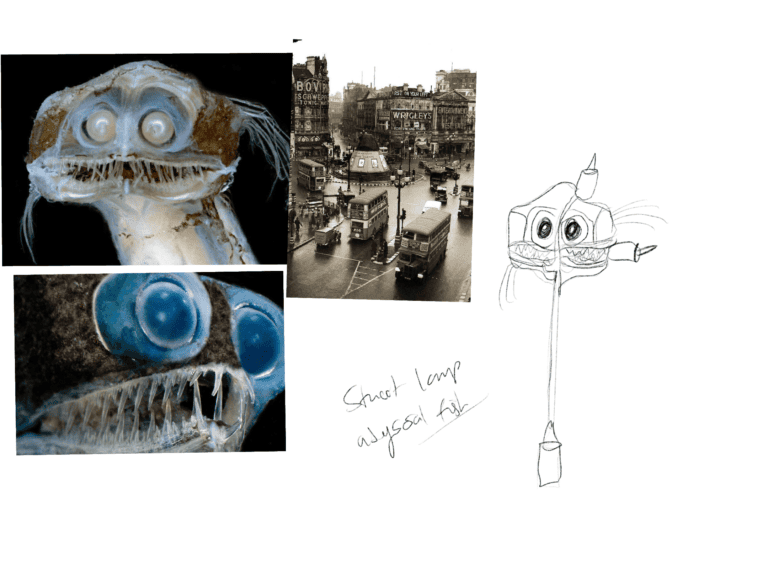 Day 144: Mix 03 – Abyssal Fish Lamp Post