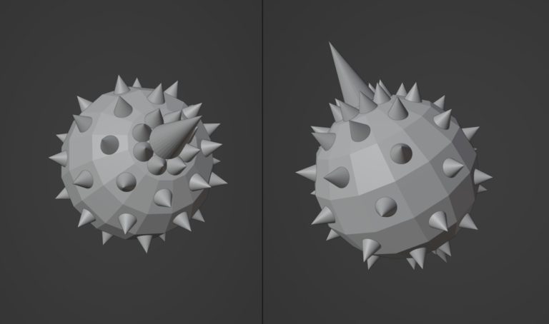 156: Procedural Spiky Bomb with Geometry Nodes